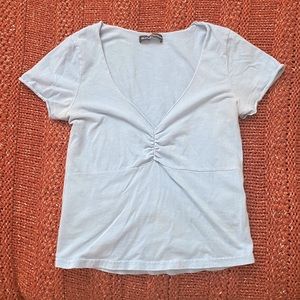 Brandy Melville light blue Gina top